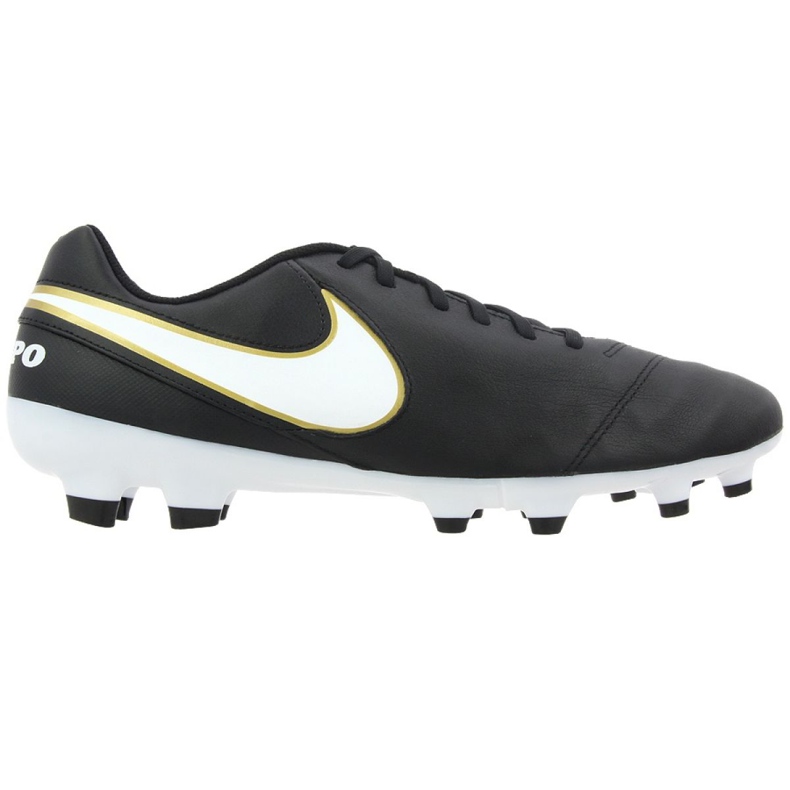Nike Tiempo Genio Ii Leather Fg M 819213-010 Fußballschuhe schwarz schwarz
