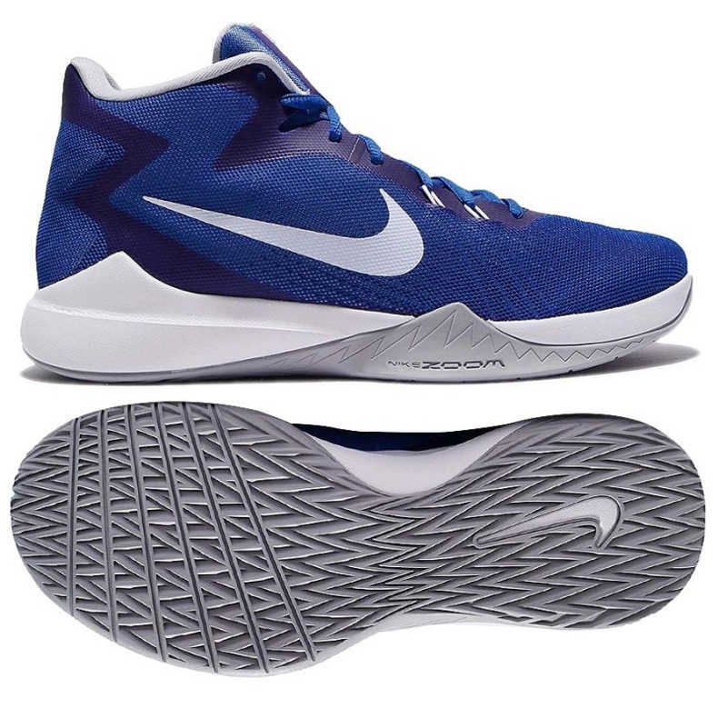 Basketballschuhe Nike Air Precision M blau