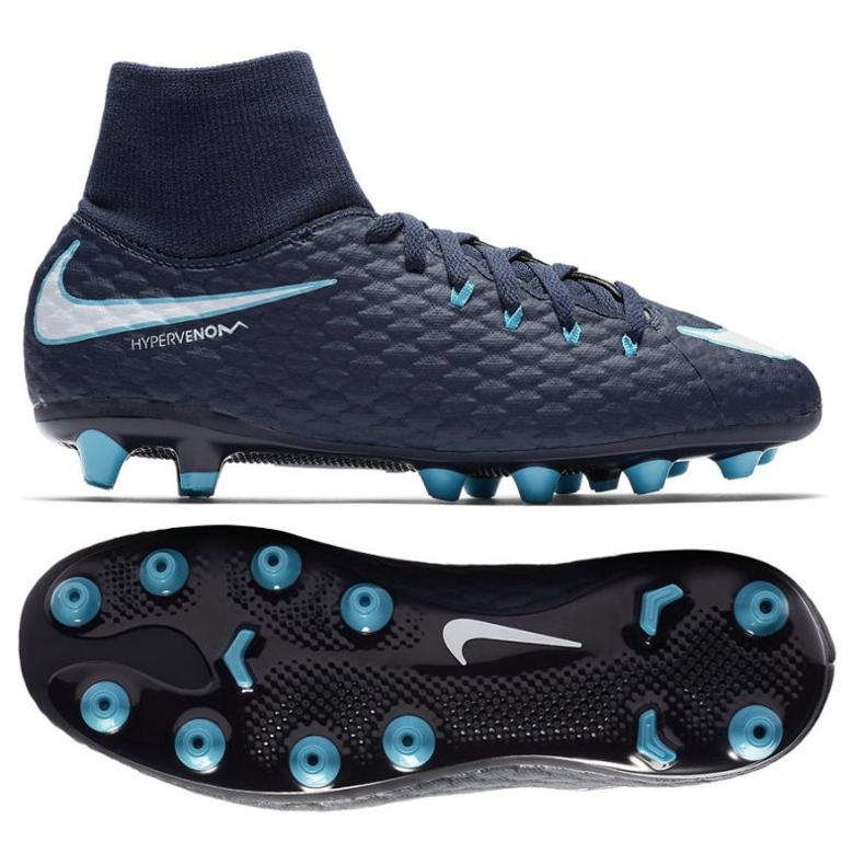 Nike Hypervenom Phelon Fußballschuh navy blau