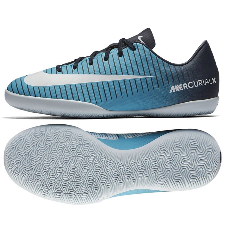 Hallenschuhe Nike Mercurial Vapor Xi Ic Jr 831947-404 blau