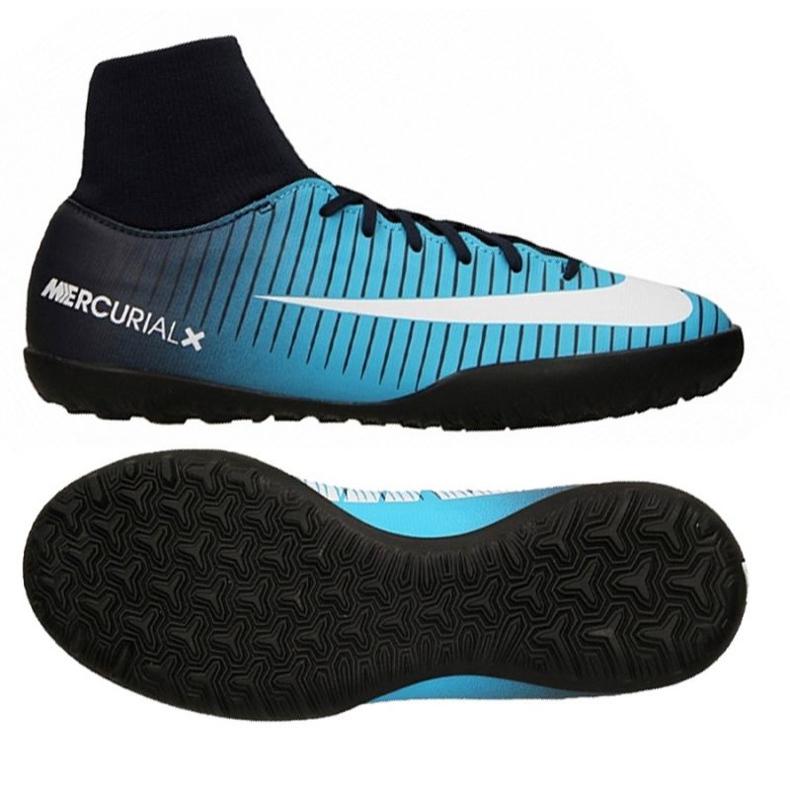 Nike MercurialX Victory VI DF TF Jr 903604-404 Fußballschuhe blau