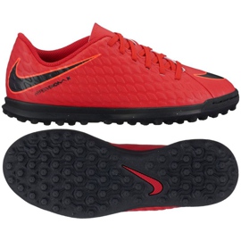 Nike HypervenomX Phade III TF Jr 852585-616 Fußballschuhe rot