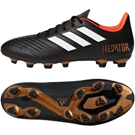 Adidas Predator 18.4 FxG M CP9265 Fußballschuhe schwarz schwarz