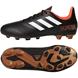 Adidas Predator 18.4 FxG Jr CP9243 Fußballschuhe schwarz schwarz
