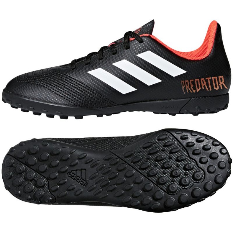 Adidas Predator Tango 18.4 Tf Jr CP9095 Fußballschuhe schwarz schwarz