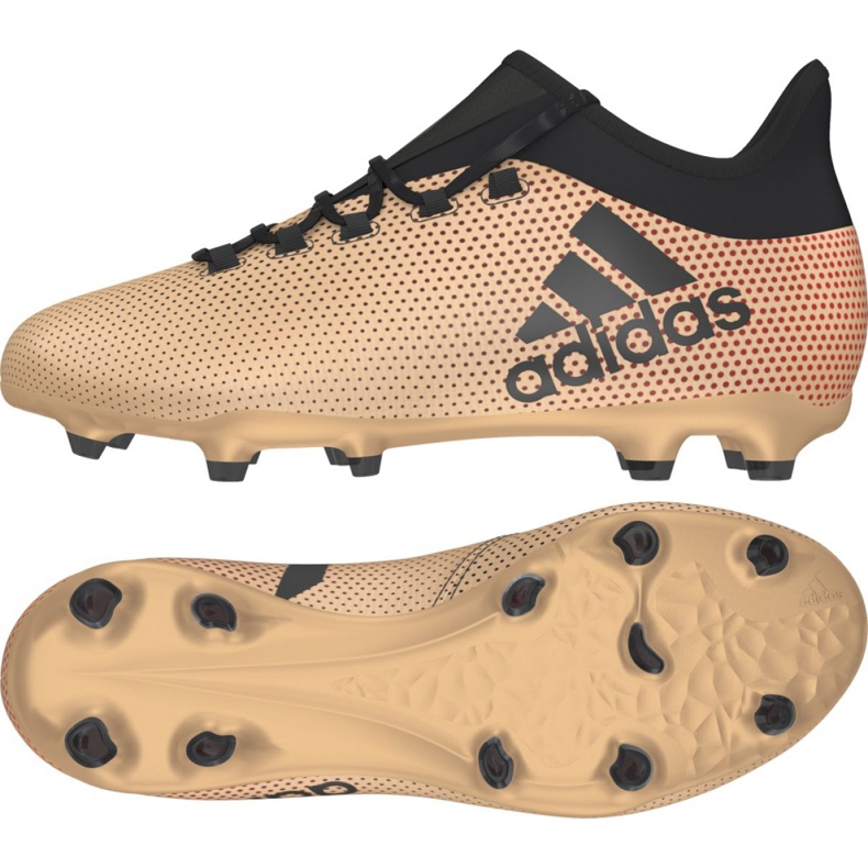 Adidas X 17.1 Fg Jr CP8977 Fußballschuhe golden