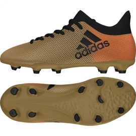 Adidas X 17.3 Fg Jr CP8990 Fußballschuhe weiß, gold golden