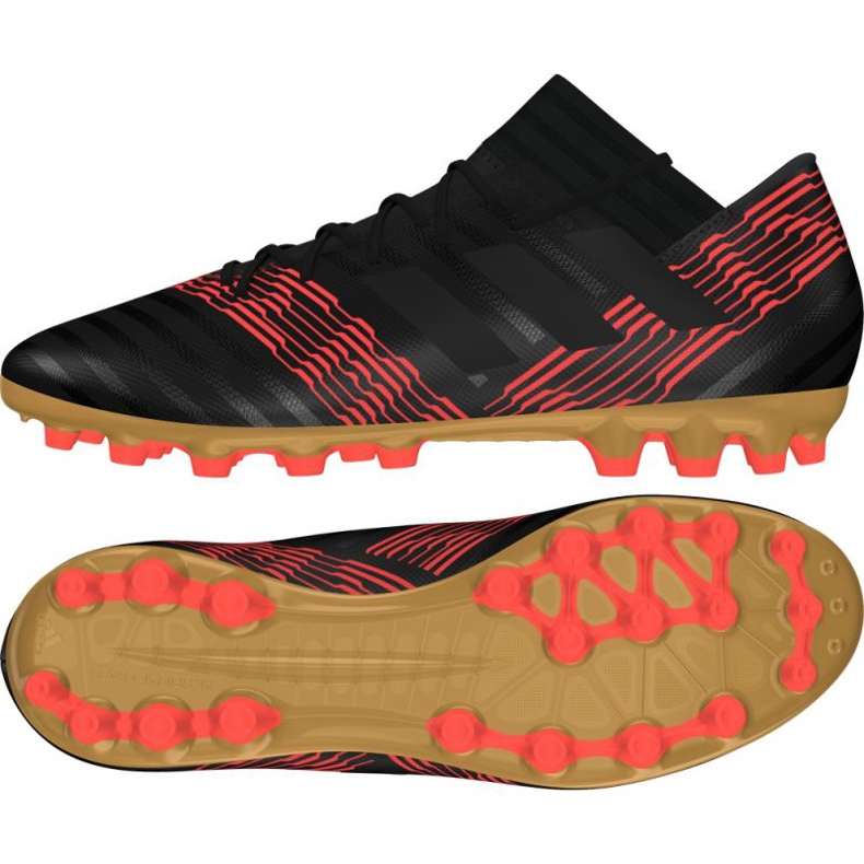 Adidas Nemeziz 17.3 Ag M CP8994 Fußballschuhe schwarz schwarz