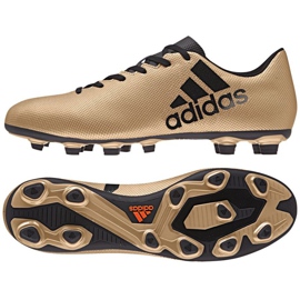 Adidas X 17.4 FxG M CP9195 Fußballschuhe golden