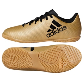 Hallenschuhe adidas X Tango 17.4 In Jr CP9052 golden
