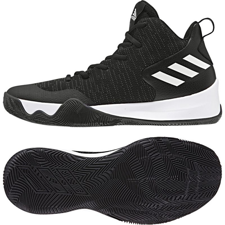 Basketballschuhe adidas Explosive Flash schwarz