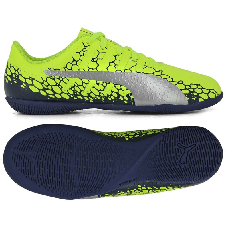 Puma Evo Power Vigor 4 Graph It Jr 104467 02 Fußballschuhe gelb mehrfarbig
