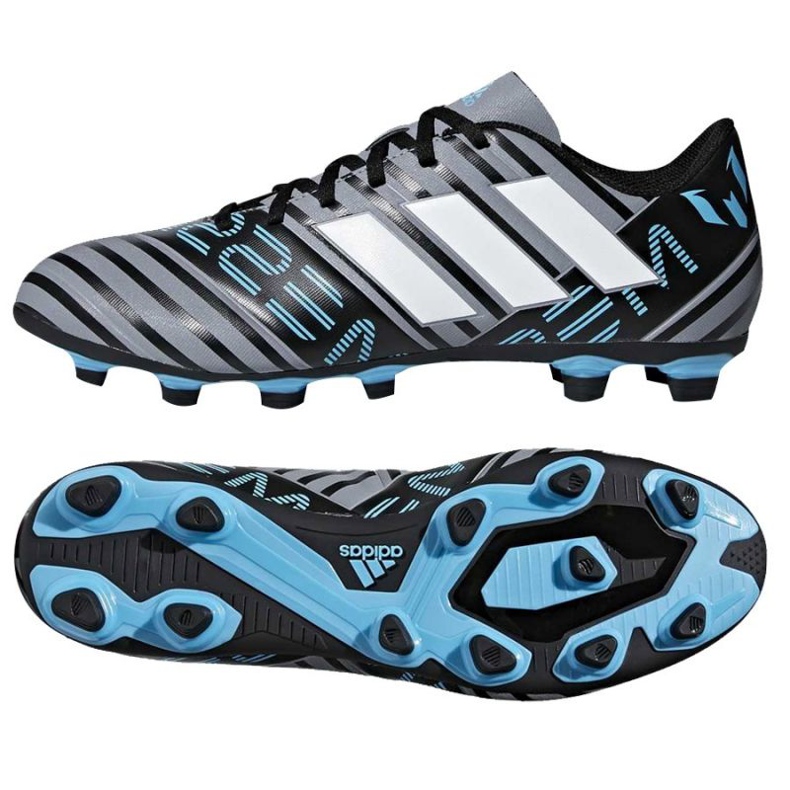 Adidas Nemeziz Messi 17.4 FxG M CP9047 Fußballschuhe schwarz schwarz