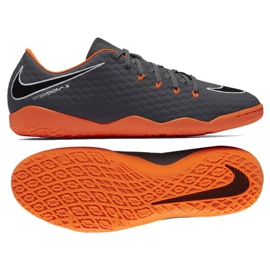 Nike Hypervenom Phantom 3 Academy Ic M AH7278-081 Fußballschuhe grau grau