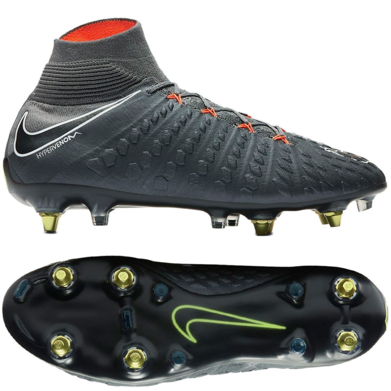 Nike Hypervenom Phantom 3 Elite Df Fg Ac M AH7269-081 Fußballschuhe grau grau