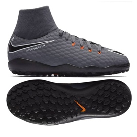 Nike Hypervenom PhantomX 3 Academy Df Tf Jr AH7293-081 Fußballschuh mehrfarbig grau