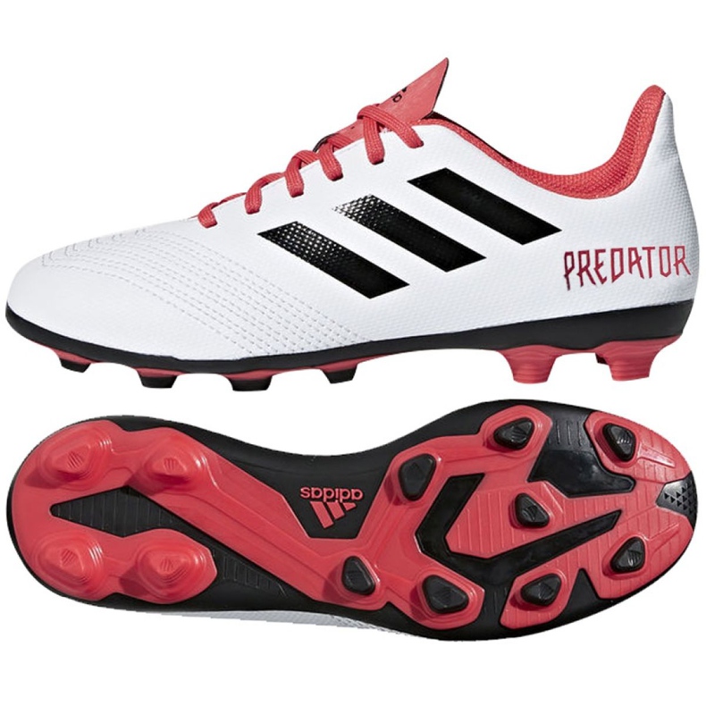 Adidas Predator 18.4 FxG Jr CP9241 Fußballschuhe mehrfarbig weiß