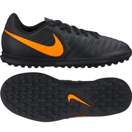 Nike LegendX 7 Club Tf Jr AH7261-080 Fußballschuhe schwarz schwarz