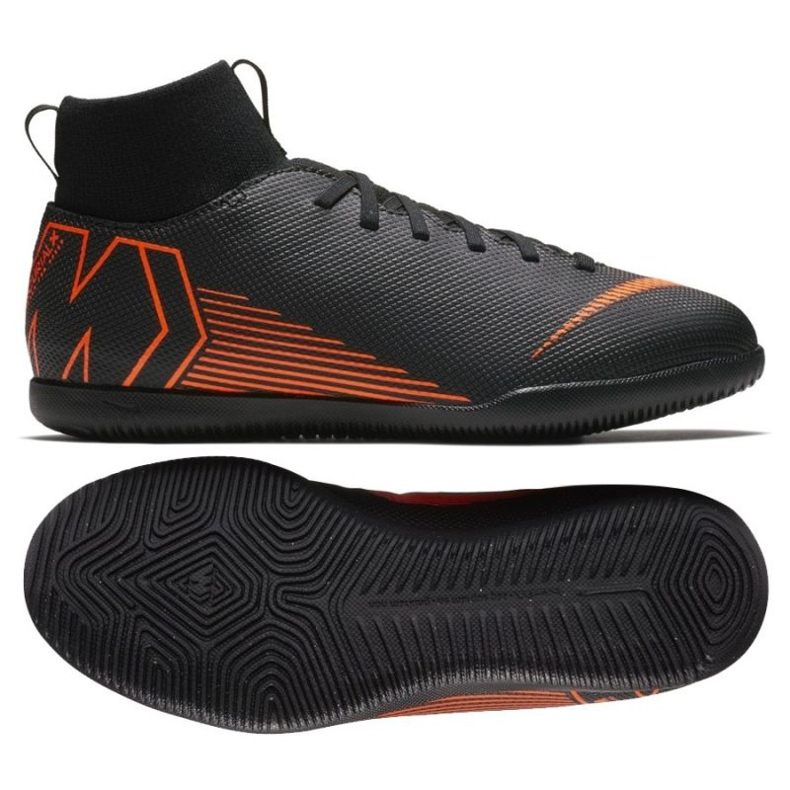 Nike Mercurial Superflyx 6 Club Hallenschuh schwarz
