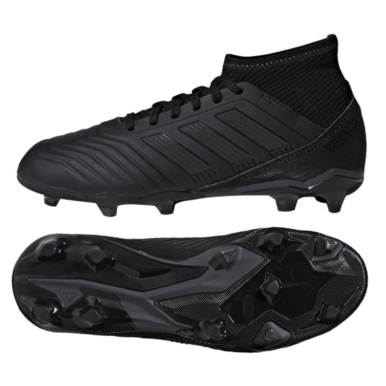 Adidas Predator 18.3 Fg Jr CP9055 Fußballschuhe schwarz schwarz