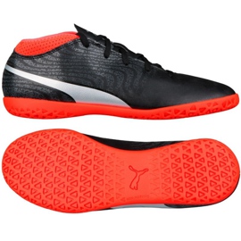 Puma One 18.4 It Junior Fußballschuhe schwarz