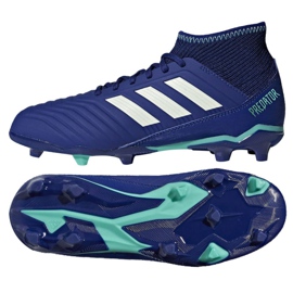 Adidas Predator 18.3 Fg Junior CP9012 Fußballschuhe blau blau