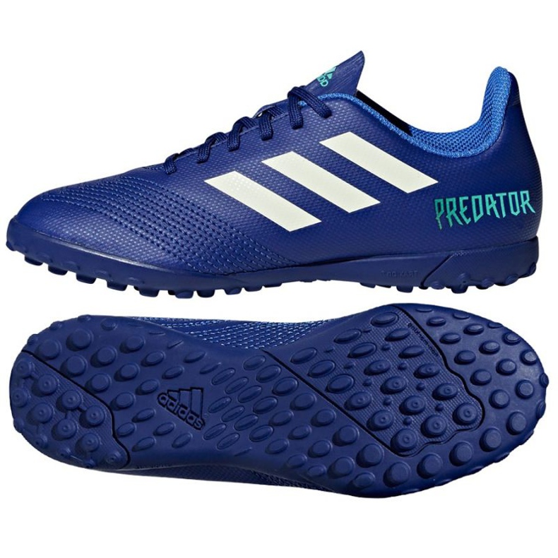 Adidas Predator Tango 18.4 Tf Junior CP9097 Fußballschuhe blau blau