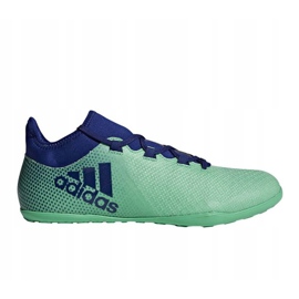 Hallenschuhe adidas X Tango 17.3 In M CP9142 türkis, blau grün