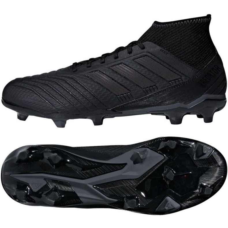 Adidas Predator 18.3 Fg M CP9303 Fußballschuhe schwarz schwarz