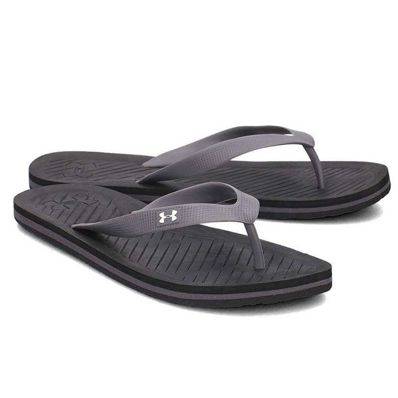 Under Armour AtlanticDune M 1252506-004 Hausschuhe schwarz grau