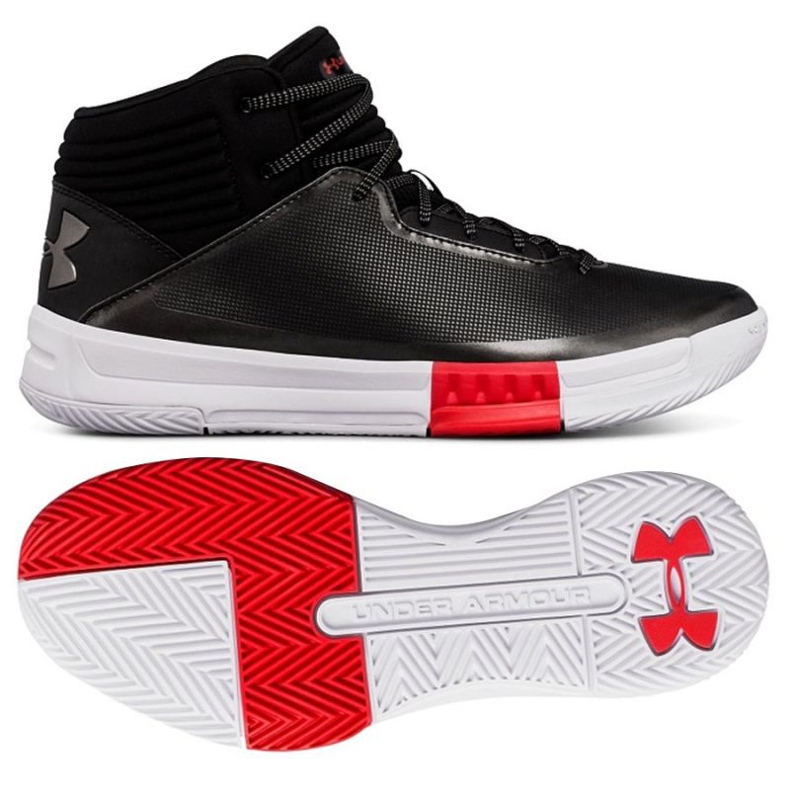 Under Armour Lockdown 2 Basketballschuhe schwarz