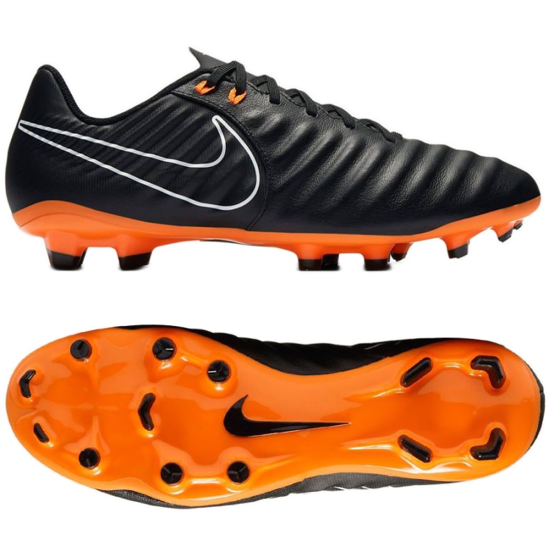 Nike Tiempo Legend 7 Academy FG M AH7242-080-S Fußballschuhe schwarz