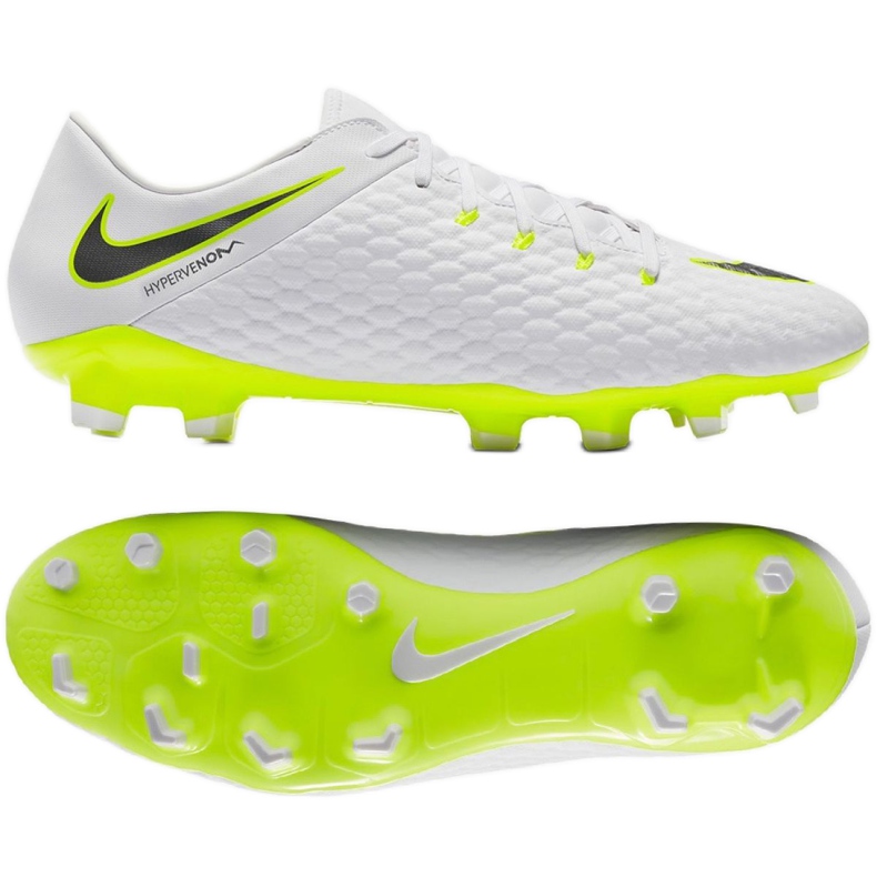 Nike Hypervernom Phantom 3 Academy Fg M AJ4120-107 Fußballschuh weiß weiß