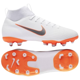 Nike Mercurial Superfly 6 Academy Gs Mg Jr AH7337-107 Fußballschuhe mehrfarbig weiß