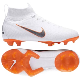 Nike Mercurial Superfly 6 Elite Fg Jr AH7340-107 Fußballschuhe weiß weiß