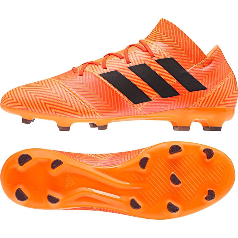 Adidas Nemeziz 18.2 Fg M DA9580 Fußballschuhe mehrfarbig orange
