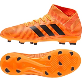 Die adidas Nemeziz 18.3 Fg Jr DB2352 Fußballschuhe mehrfarbig orange