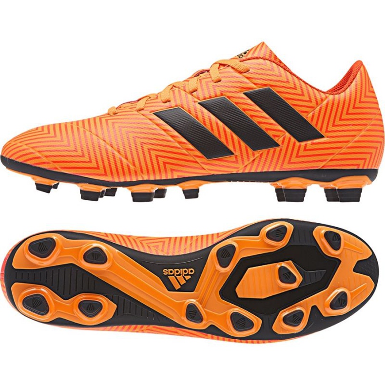Adidas Nemeziz 18.4 FxG M DA9594 Fußballschuhe mehrfarbig orange