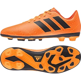 Die adidas Nemeziz 18.4 FxG Jr DB2355 Fußballschuhe mehrfarbig orange