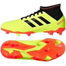 Adidas Preadtor 18.3 Fg Jr DB2319 Fußballschuhe mehrfarbig gelb