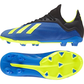 Adidas X 18.3 Fg Jr DB2416 Fußballschuhe marineblau blau