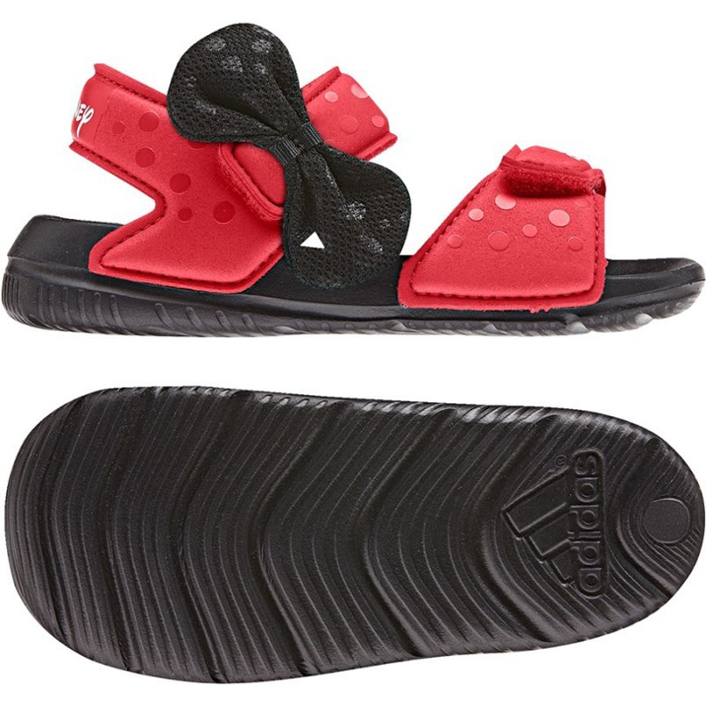 Adidas Disney M7M AltaSwim Jr CQ0108 Sandalen schwarz rot