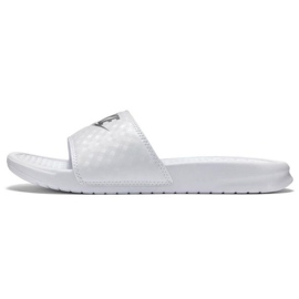 Hausschuhe Nike Benassi Just Do It 343881 102 weiß