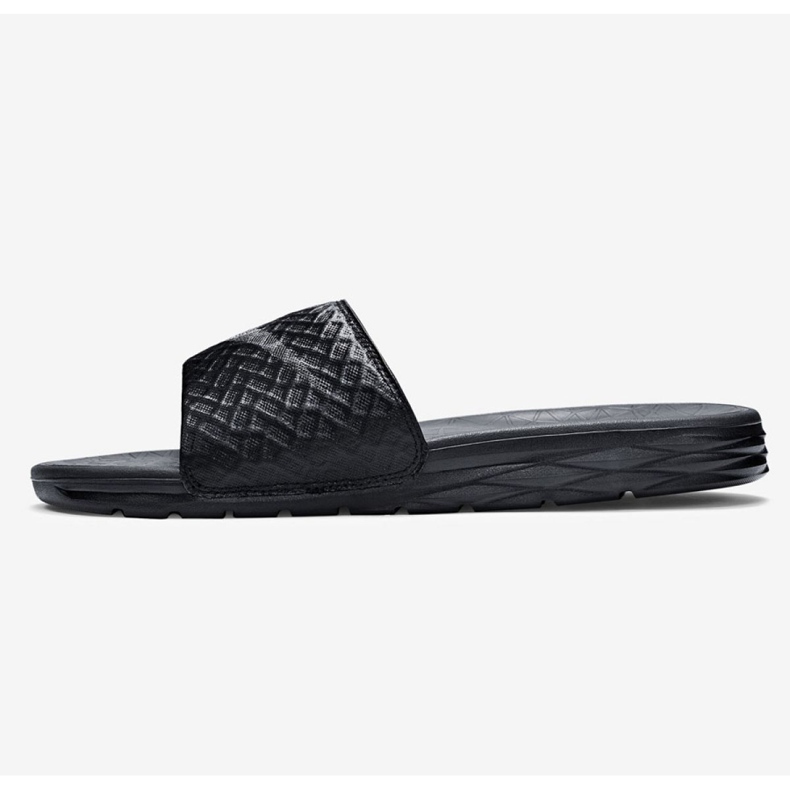 Hausschuhe Nike Benassi Solarsoft Slide 705474-091 schwarz