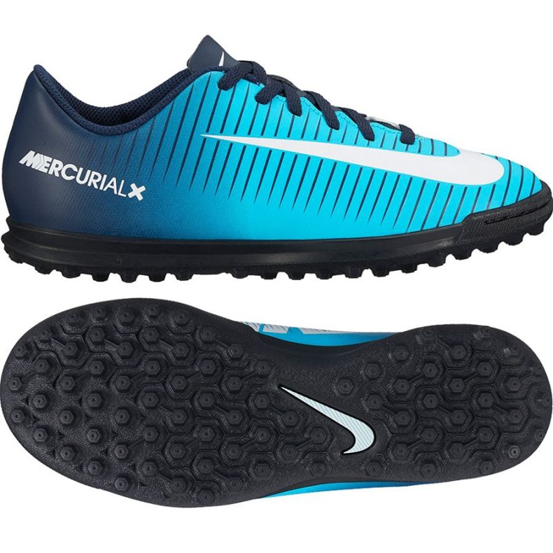 Nike Mercurial Vortex III Fußballschuh blau