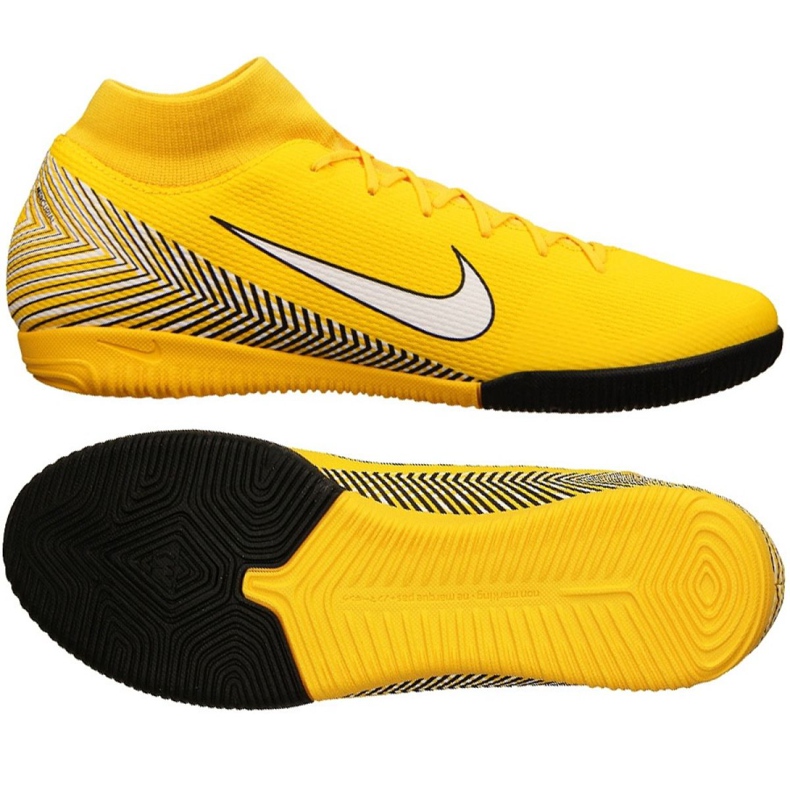 Hallenschuhe Nike Mercurial Neymar SuperflyX 6 Academy Ic M AO9468-710 mehrfarbig gelb
