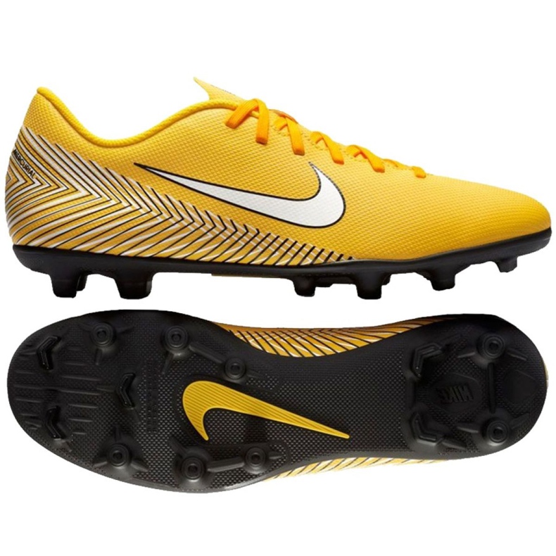 Nike Mercurial Vapor 12 Club Neymar Mg M AO3129-710 Fußballschuhe mehrfarbig gelb