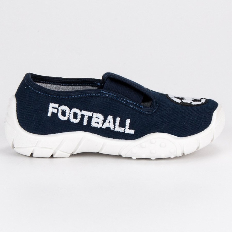 Raweks Hausschuhe mit einem elastischen Band blau