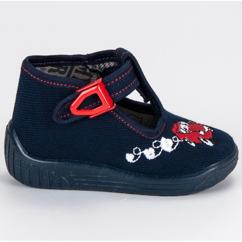 Dunkelblaue raweks Hausschuhe