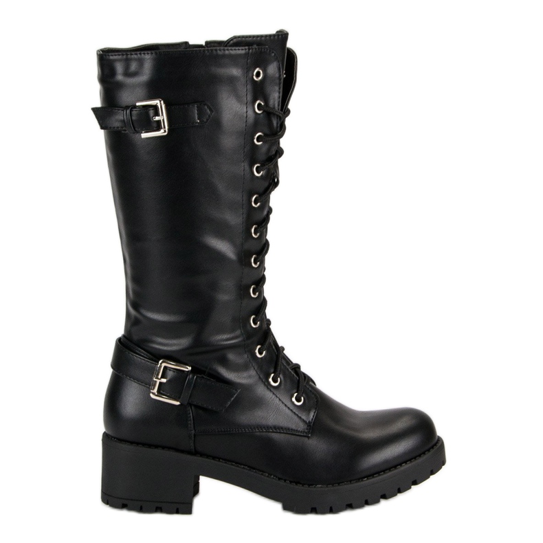 Seastar Schwarze Schnürstiefel